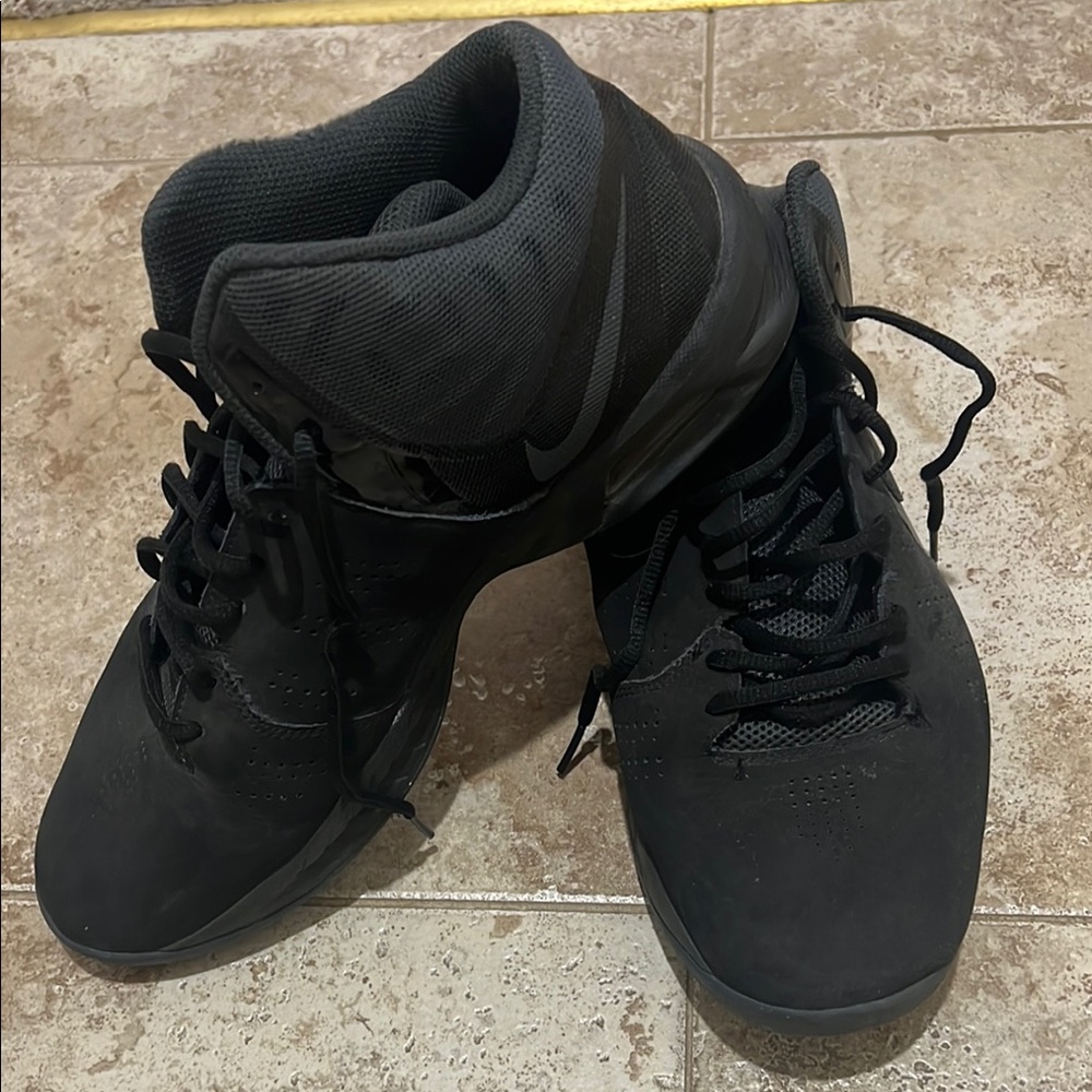 Nike Black Athletic High-Top Shoes